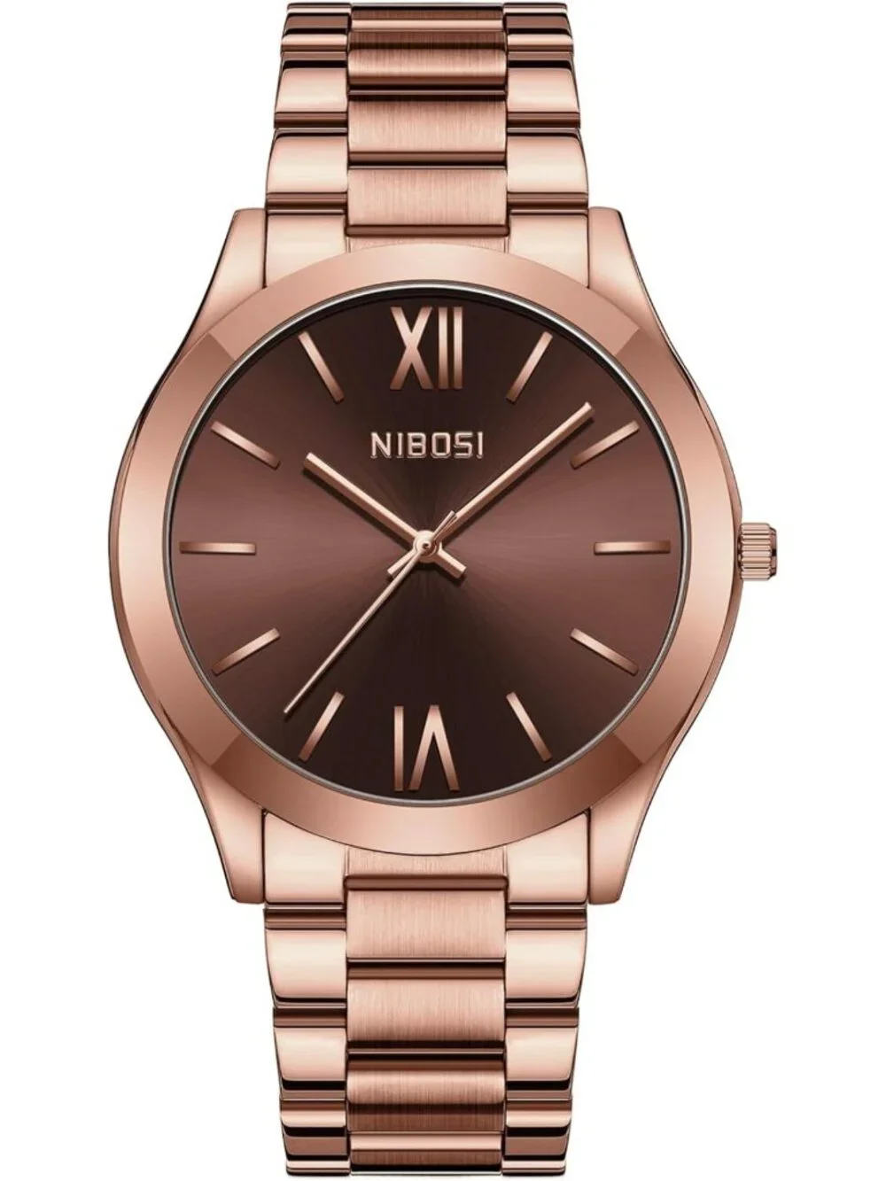 Stylish Men's Analog Quartz Watch - Waterproof Stainless Steel, Minimalist